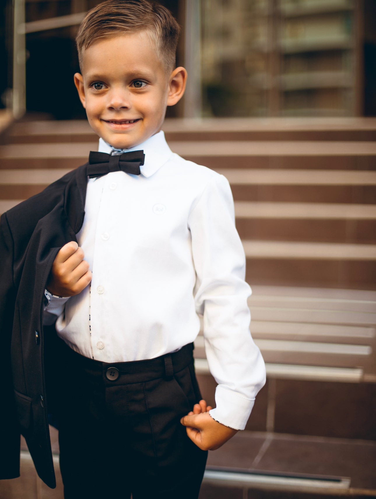 Classic black suit