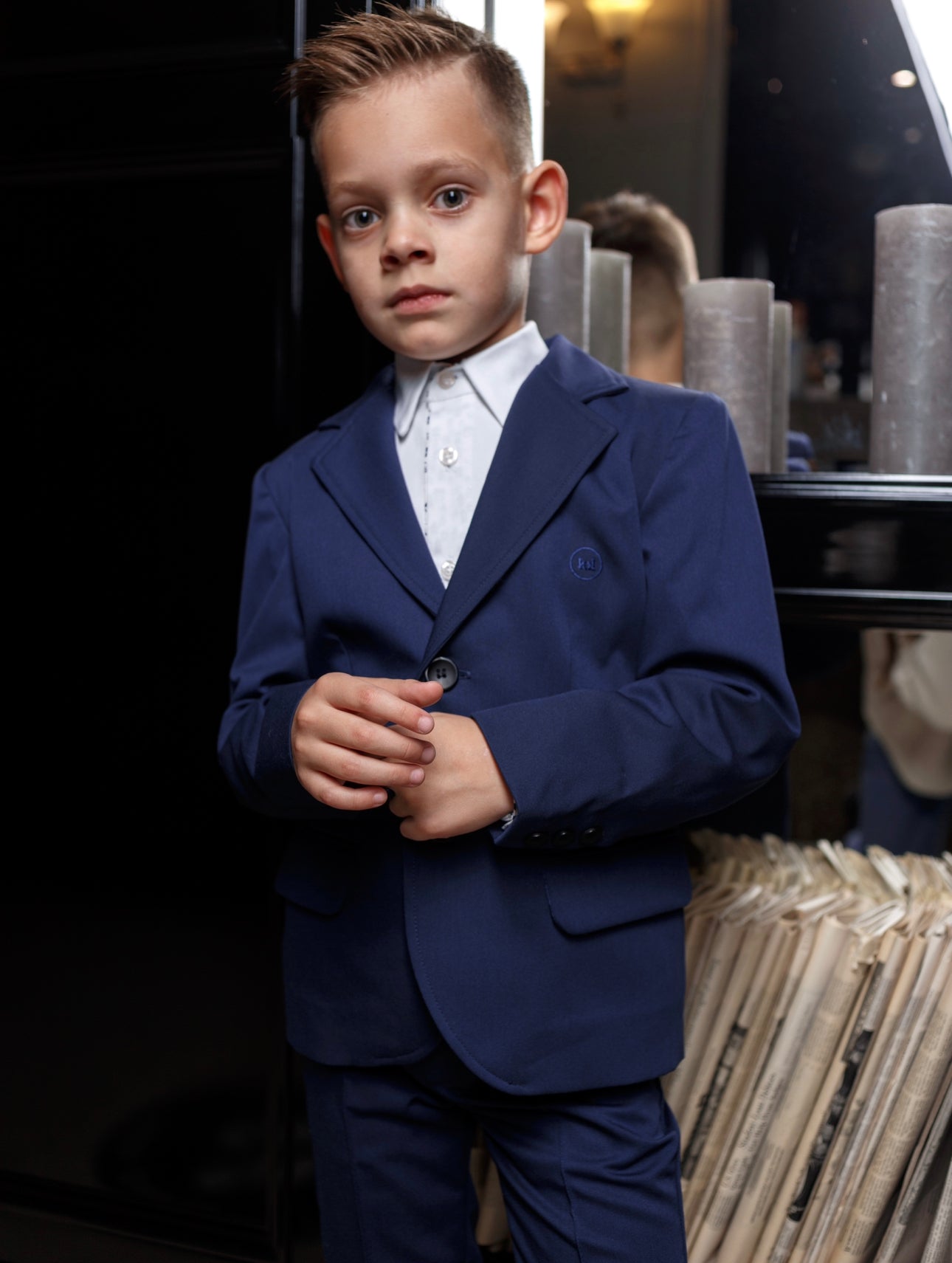 Classic dark blue suit